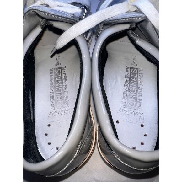 Mephisto Sneakers Women's Shoes Size 7.5 Green Patent Leather Lace Up Platform - Picture 7 of 11